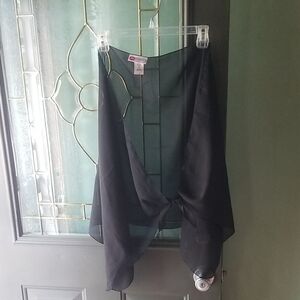 Absolutely Black Sheer Swim Sarong